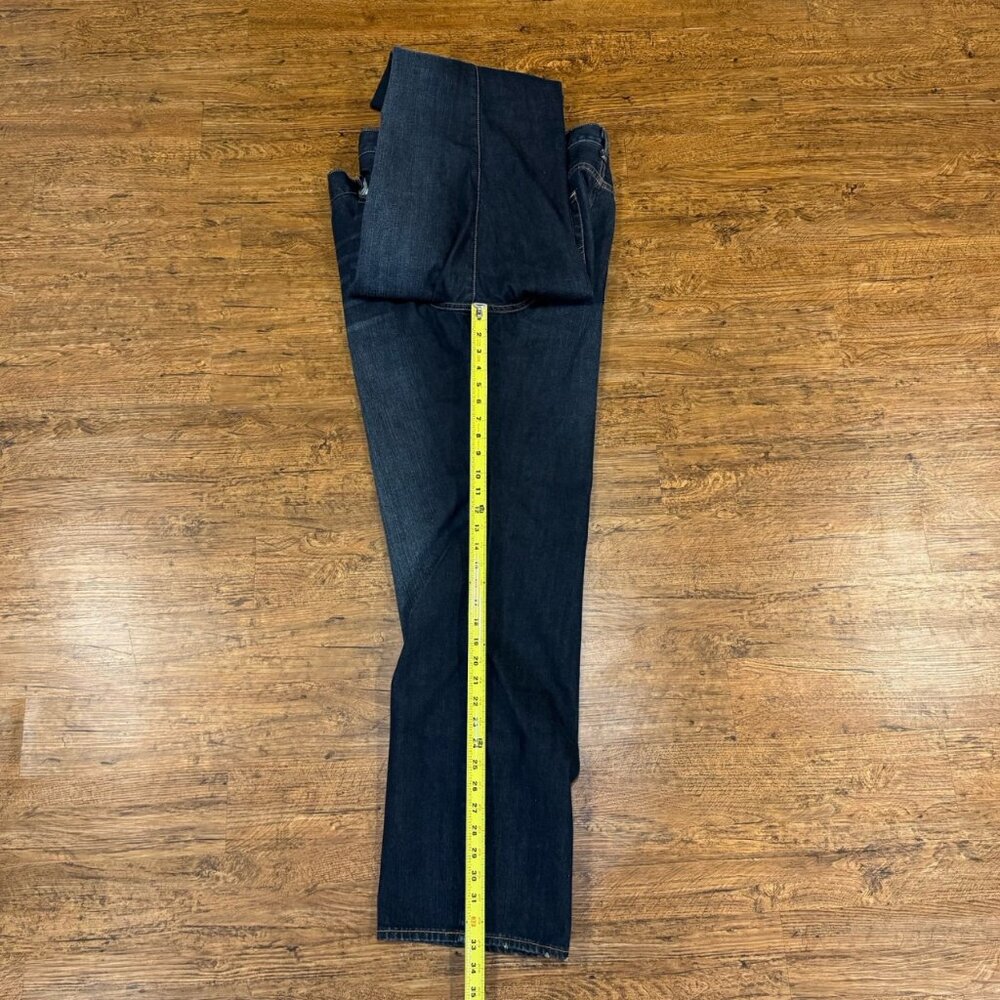 Lucky‎ Brand Blue 361 Vintage Straight Dark Wash Casual Denim Jeans Men's 40x32 - Picture 9 of 10